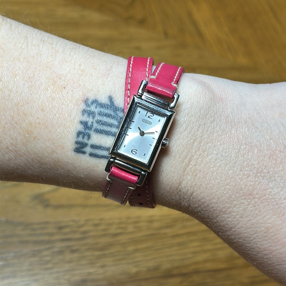 COACH Madison Stainless Steel Wrap-Strap Watch - Picture 14 of 15